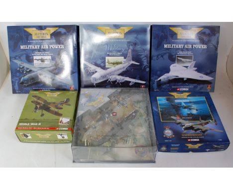 Six various boxed and plastic cased Corgi Aviation Archive boxed diecast aircraft, all appear as issued to include Ref. Nos. 