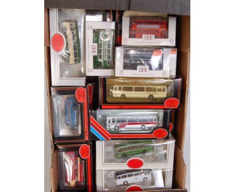 20 various boxed EFE 1/76 scale public transport vehicles mixed examples to include a South Wales Plaxton Panorama single dec