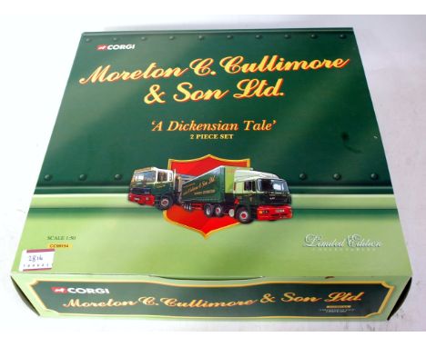 A Corgi Toys 1/50 scale Morton C Cullimore &amp; Son Ltd 'A Dickensian Tale' box set, Ref. No. CC99154