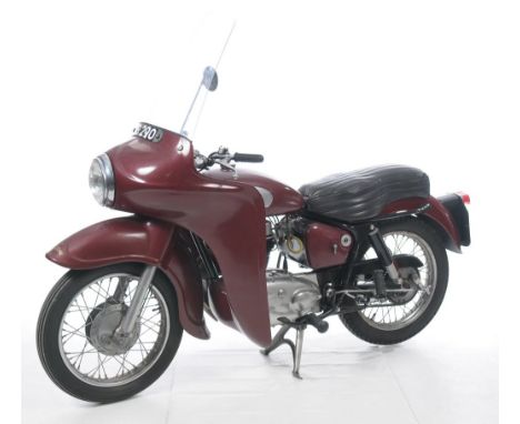 Royal Enfield 'Clipper' motorcycle
Reg no. LCB 290, maroon, 248 cc, first registered in 1959, fully restored in 2002/2003, co