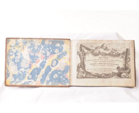 Recueil Des Principaux Plans Des Ports et Rades de la Mer Mediterranee Dedicated to Monseur Duc DeShoiseul Minister of War fo