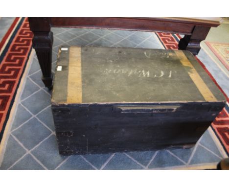 Black painted trunk