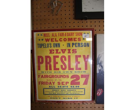 Elvis Repro Poster