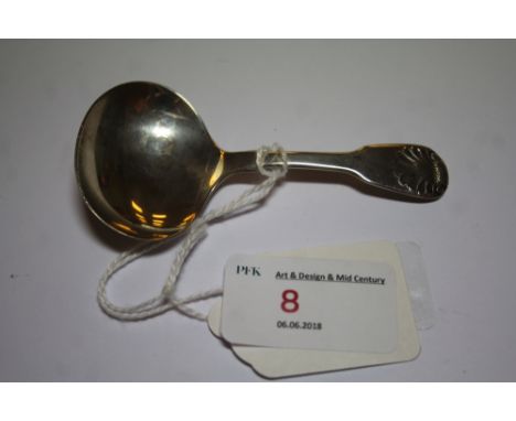 Georgian silver caddy spoon