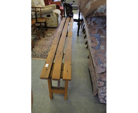 Pine bench