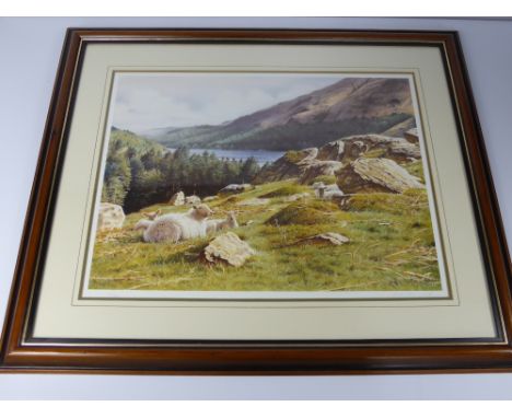 Steven Townsend, a limited edition pastoral print, signed lower right no. 211/500,  approx 57 x 43 cms, framed and glazed.