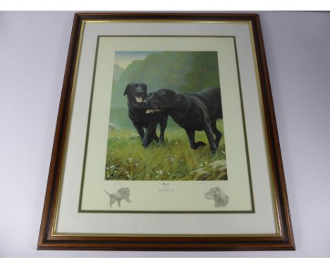 Nigel Hemming, a limited edition sporting print entitled "Play", signed lower right no. 80/500, approx 42 x 51 cms framed and