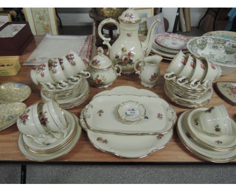 A danish Antoinette part tea service and similar by Kobenhavns