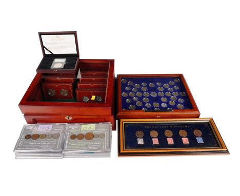 A collection of pre-decimal coinage, to include: first &amp; last pre-decimal coins of Queen Elizabeth II in presentation box