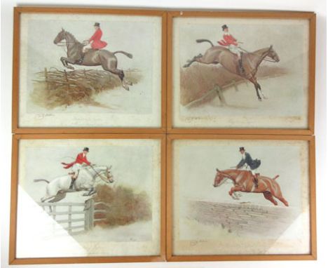 Cecil Aldin (1870-1935),'Hunting Types',signed in pencil to the mount,lithograph print,34 x 42 cm,framed and glazed,together 