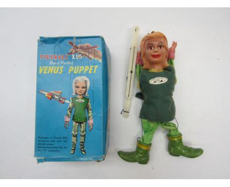 A boxed Cecil Coleman Ltd Fireball XL5 Venus puppet