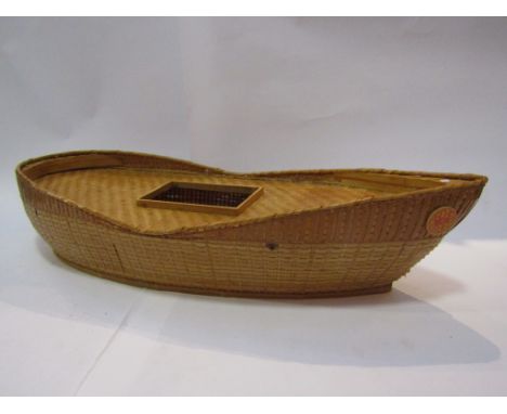 A Steiff wicker ark 98cm long
