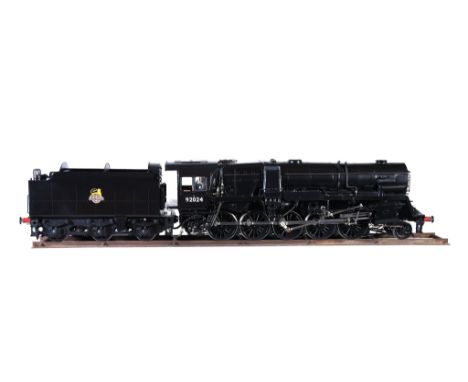  A very rare exhibition quality 5 inch gauge model of the British Railways Standard Class 9F 2-10-0 tender locomotive No 9202