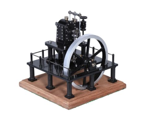  A well engineered model of a Simpson  &  Shipton short stroke rotary steam engine,   built to drawings by Stewart Hart based