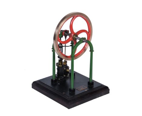  A well engineered model of the live steam over crank stationary engine  Georgina ,   built by Mr T.D.Walshaw in 1981 with bu