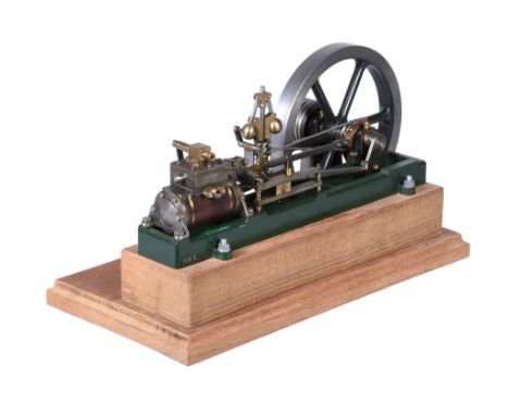  A well engineered model of a Stuart Turner  Victoria  horizontal live steam mill engine,   having single cylinder with top m