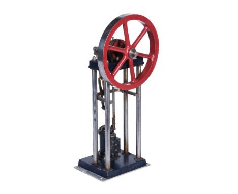  A well engineered model of a Stuart Turner  Real  over-type colliery steam engine,   built by Mr B Sheldrake in 1980. The cy