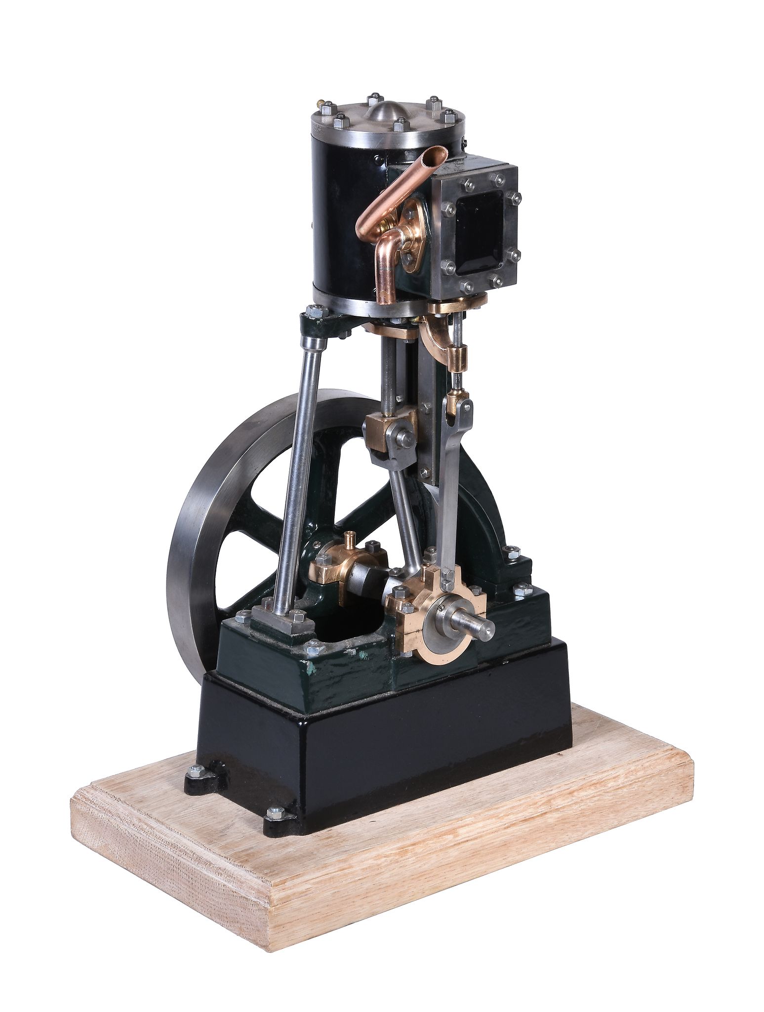 A well engineered model of a Stuart Turner No 1 live steam vertical ...