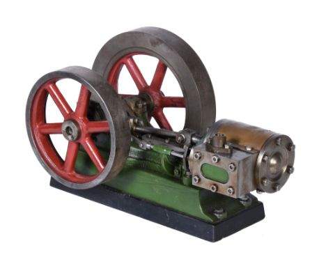  A well engineered model of a Stuart Turner No 9  live steam horizontal stationary mill engine,    the single cylinder with 1