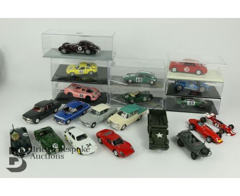 Miscellaneous die cast collector's motor cars, boxed, including Bugatti 57 G Winner Le Mans, Austin Healey Sprit LM1968, Talb