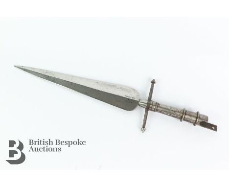 Woolley & Deakin reproduction pike/halbert blade, approx 50 cms in length. Note: Collection of a gentleman one of the first m