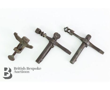 Two .577 calibre sergeants combination tools, complete with armours spring clamp. Note: Collection of a gentleman one of the 