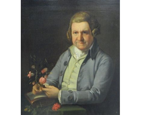 Unattributed Oil on canvasHead and shoulders portrait of William Aiton (1731-1793), principal gardener at Kew to George III, 
