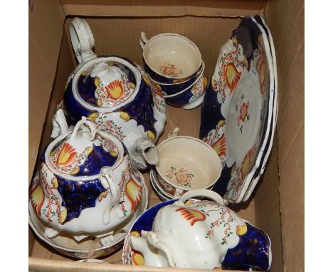 T G Green storage jars (restyled by Judith Onions), Royal Cauldon 'Victoria' part tea service, Paragon 'Victorian Rose' part 