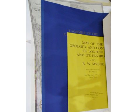 "Facsimile of the Ordnance Survey Surveyors Drawings of the London Area 1799-1808, Map of the Geology and Contours of London 