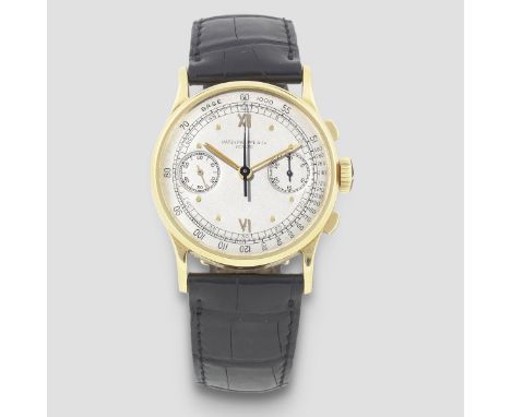 Patek Philippe. A very fine 18K gold manual wind chronograph wristwatchReference: 130Date: Manufactured 1939, Purchased 6th A