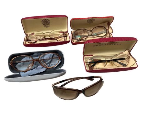 Tom Ford sunglasses 'Jennifer, ', group of glasses makes include Dior, Gucci, Yves Saint Laurent and Fleve with three Roger P