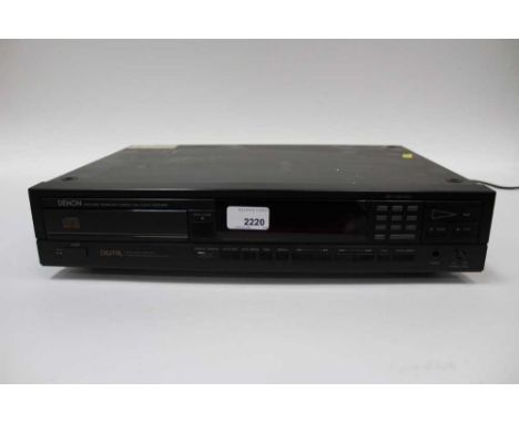 Technics R/S-B705 stereo cassette deck and a Denon DCD-800 compact disc player