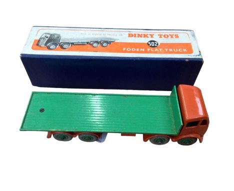 Dinky diecast model Foden Flat Truck, boxed, No.502