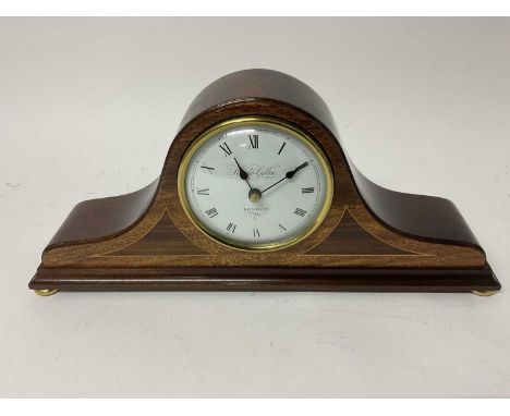 Traditional style mahogany cased mantel clock, by Haight-Gibbons, London