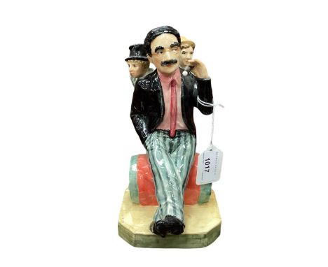 Kevin Francis limited edition figure - The Marx Brothers, KF Guild 1995, no.173, modelled by Andy Moss