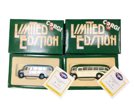 Four boxes of diecast mainly boxed, buses, various manufacturers including Corgi, Lledo, Matchbox, Dinky, also limited editio