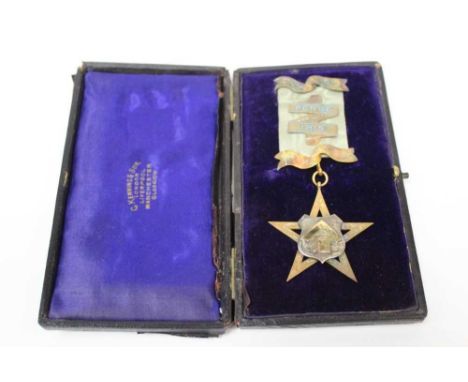 Masonic jewels and regalia to include a gold jewel stamped by G. Kenning &amp; Son '18ct', silver and enamel jewel and others