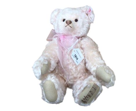 Steiff bears no.661624 Musical and no.038976 Celebration Teddy.