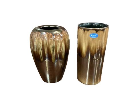 Two Poole Precious vases
