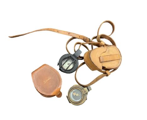 First World War Officers' Verner's Pattern VIII prismatic compass by S. Mordan &amp; Co, numbered 65721 and dated 1917. Toget