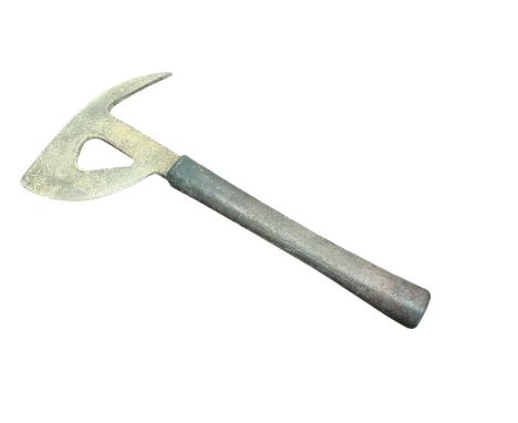 Second World War R.A.F. Air crew escape axe with rubber grip