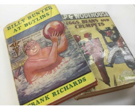 P.G. Wodehouse - Eggs, Beans and Crumpet, first edition, pub. 1940, and Billy Bunter at Butlins by Frank Richards, first edit