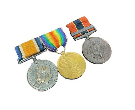 First World War Pair comprising War and Victory medals named to R.M.A. 1539 - S- SGT. F. W. Byford, together with a National 