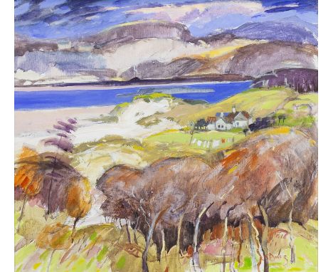 * JAMES S. DAVIS DA PAI RSW FRSAWASHING DAY AT TONGAL, MORAR SANDSmixed media, signed45cm x 50cmMounted, framed and under gla