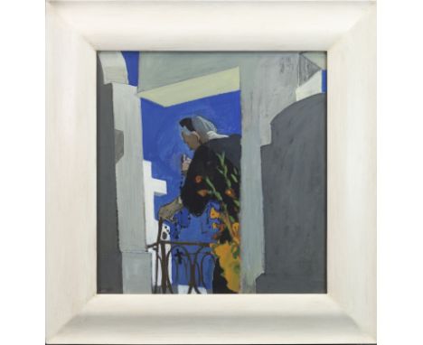 * ALEXANDER GOUDIE RP RGI (SCOTTISH 1933 - 2004),IN LOVING MEMORYoil on board, signed. Titled on artist's label verso.57cm x 