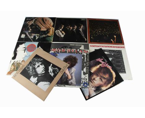 LP Records, twelve albums and a Box Set comprising David Bowie (Station to Station, Heroes, Young Americans), Rolling Stones 