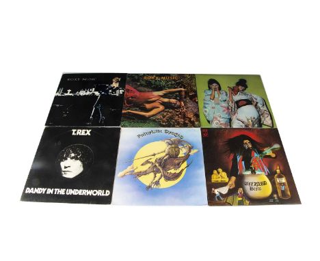 Glam / Art Rock LPs, fifteen albums of mainly Glam / Art Rock comprising Roxy Music (For Your Pleasure, Stranded, Country Lif