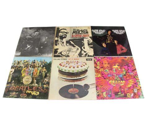 Sixties / Psych LPs, approximately thirty-five albums of mainly Sixties and Psychedelia with artists including Jimi Hendrix, 