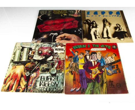 Frank Zappa LPs, four albums comprising Burnt Weeny Sandwich (RSP 6360 - Tri colour labels VG+/VG+), Ruben and the Jets (2317