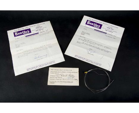 Paul McCartney Guitar String / Beatles Competition, Paul McCartney's Epiphone Guitar String, believed to have been used on th